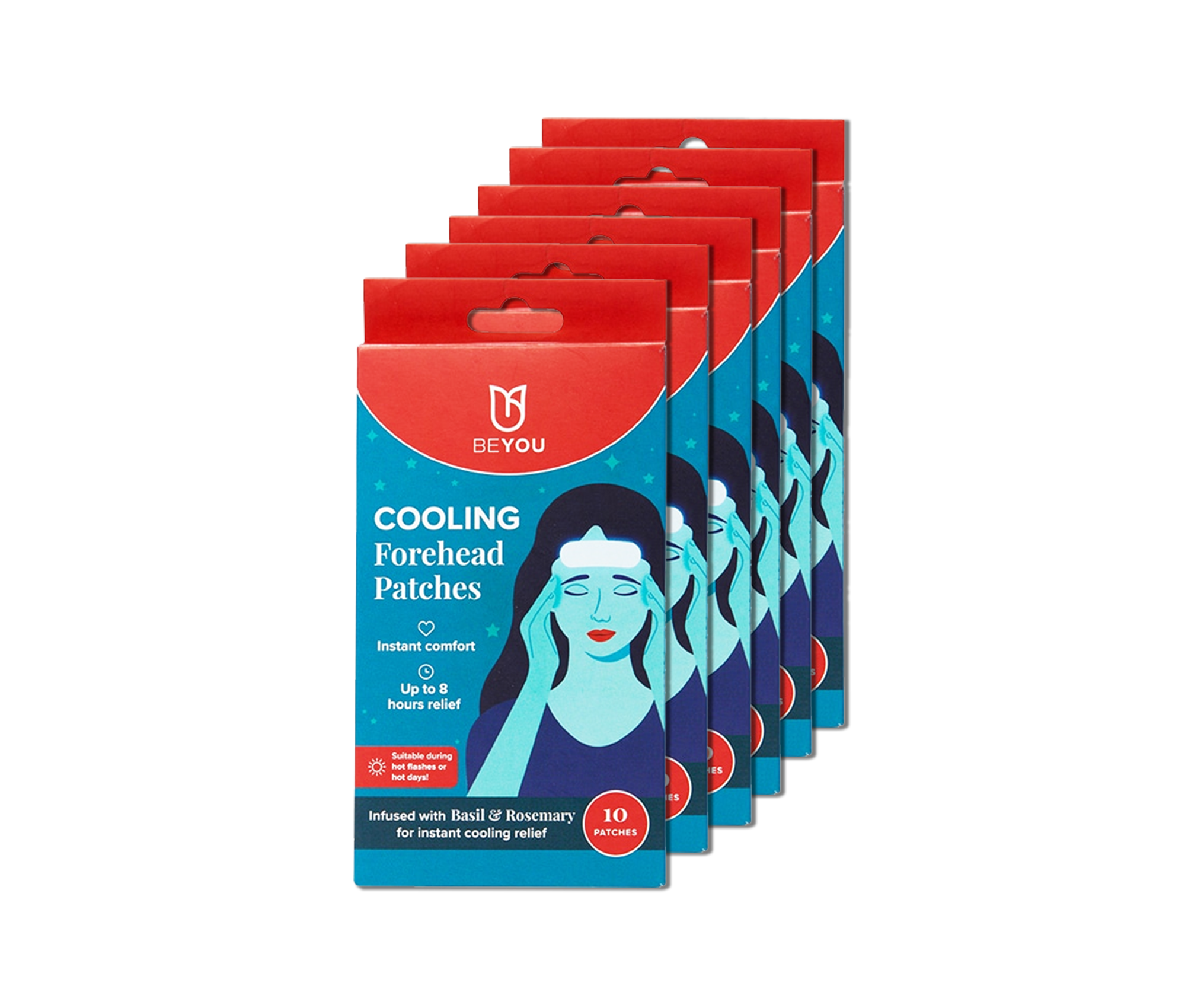 Cooling Forehead Patches Pack